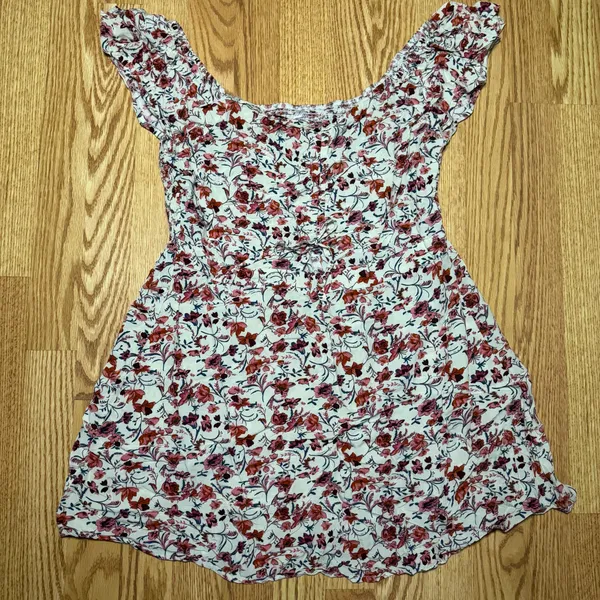 Loveappella Pink Floral Fit & Flare Dress XL Flawed - Image 3