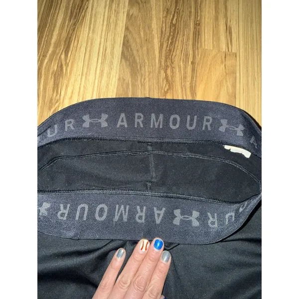 Under Armour No-Slip Waistband Full Length Compression Leggings‎ Women's - Image 2