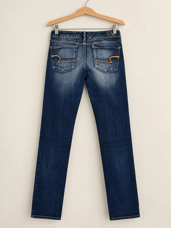 American Eagle Super Stretch Bootcut Jeans Size 8 Long - Image 4