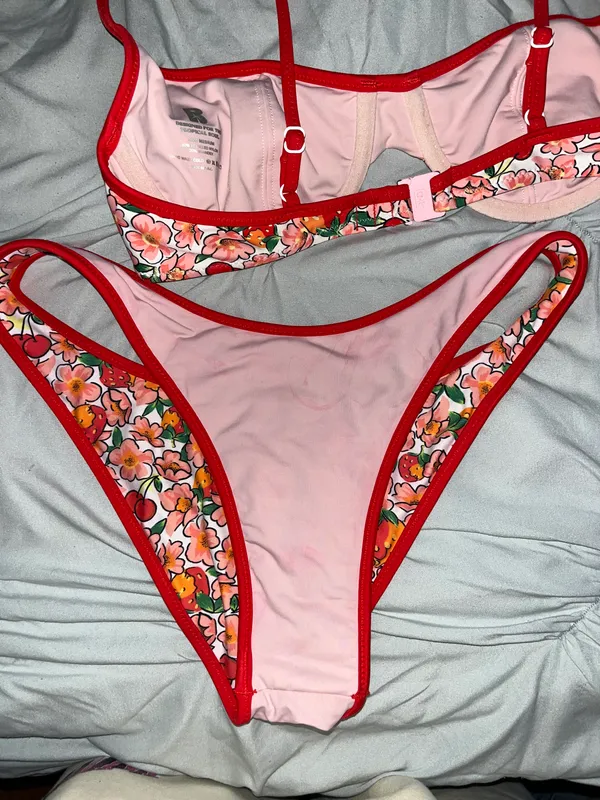 Blackbough Berry Cherry Bikini Set - Image 5