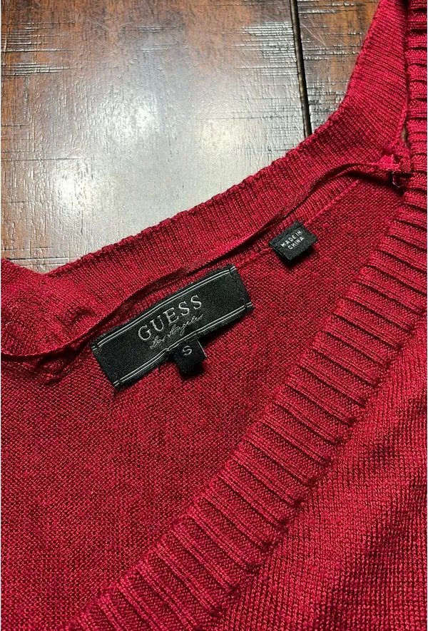 Burgundy Guess Top - Image 2