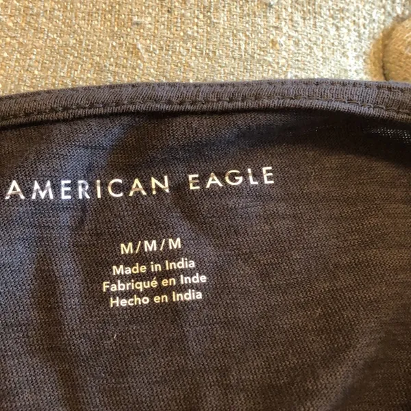 American Eagle Long-sleeve Lace front tie shirt - Image 6