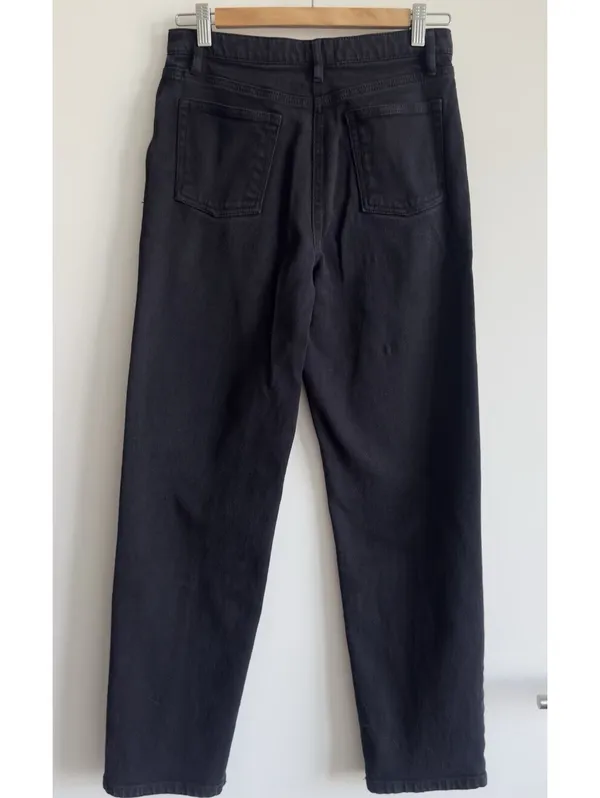 Aritzia Wilfred Free The Melina Pant Black High Rise Slim Straight Size 4 - Image 6