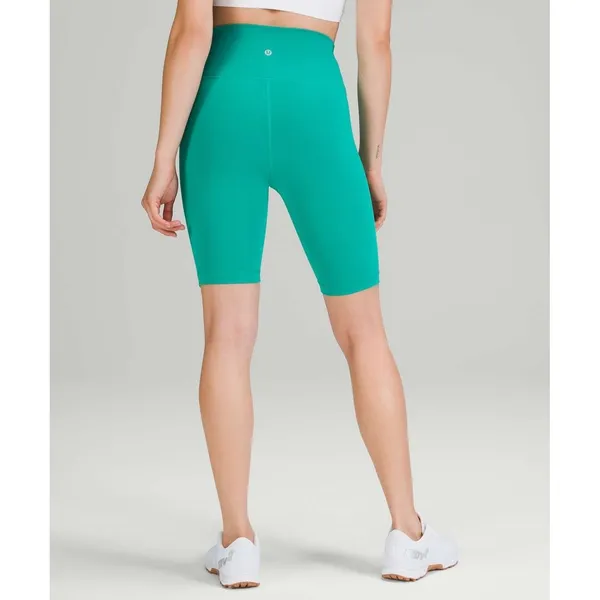 Lululemon Wunder Train Everlux High Rise Short‎ 8" in Maldives Green Size 4 - Image 2