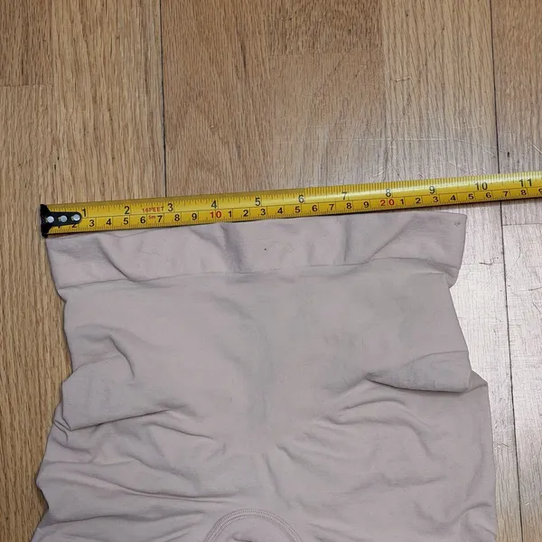 SPANX Power Shorts Beige M GUC Shapewear High Waisted Compression Tummy Control - Image 5