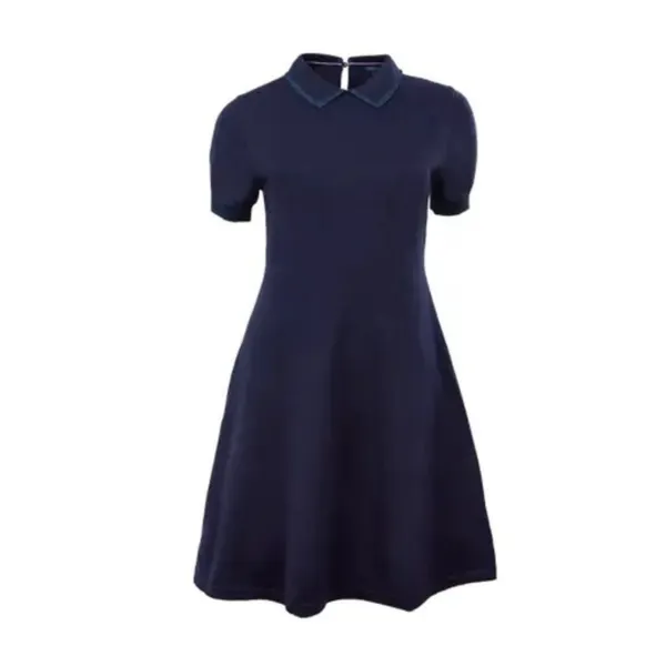 NWT Tommy Hilfiger Womens Size Small Cashmere Kiss Knit Polo Sweater Dress NEW - Image 4