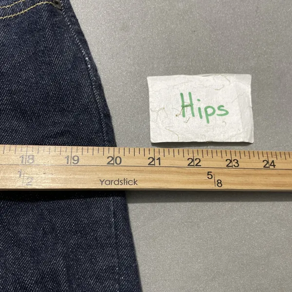 GAP Low Rise Flare Jeans Size 12 Dark Wash Denim Blue Jeans Y2K 2000s Classic - Image 8