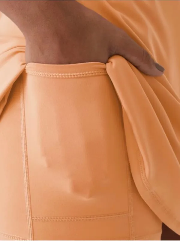 HALARA | SoftlyZero™ Backless Active Dress-Easy Peezy | Apricot Sherbet | LARGE - Image 4