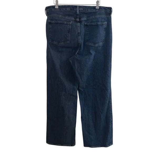 Old Navy 16 Tall Extra High Rise Wide Leg Jeans Secret Smooth Pockets - Image 2