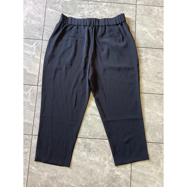 Halara NWOT Womens Pleated High Waisted Tapered Dress Pants Navy Blue Size XL - Image 7