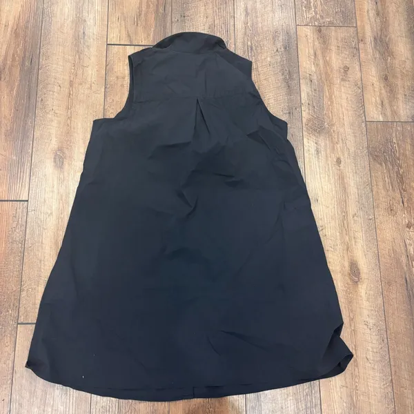 Tuckernuck Black Sleeveless Charlie Shirt Dress Women's Size Large L / $128 EUC - Image 5