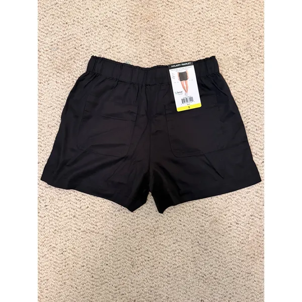 Hilary Radley Black Tencel Lyocell Pull On Shorts Mid Rise Womens Small - Image 4