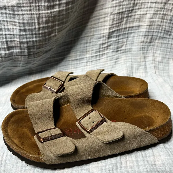 Birkenstock Arizona Vintage High Arch Footbed Suede Sandals - Image 7