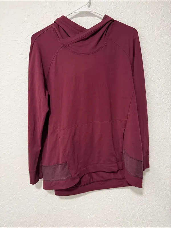 🍋 LULULEMON Starting Place Hoodie in Garnet Size 6 - Image 2