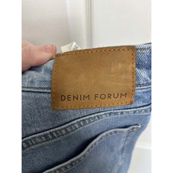 Aritzia Denim Forum Arlo High Rise Straight Button Fly Jeans 26 Organic Cotton - Image 8