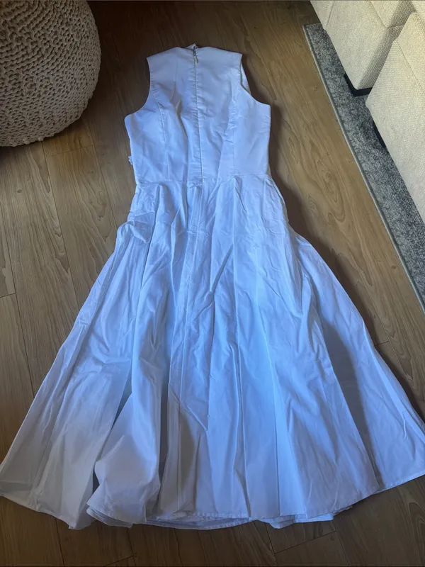 NADINE MERABI Annabelle white Dress - Image 5