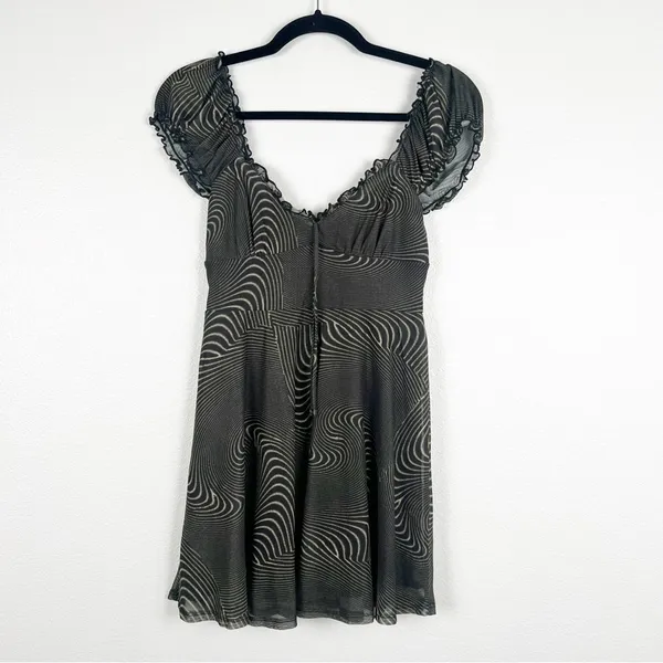Urban Outfitters‎ Audrey Mesh Mini Dress Sz S - Image 2