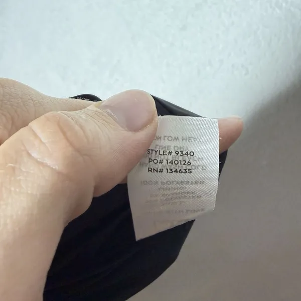 Lulus Black Mermaid Spaghetti Strap Peek-A-Boo Back Detail Full Gown Black XL - Image 9
