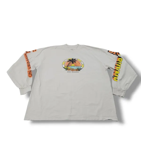 Bad Bunny Shirt Size XL Bad Bunny World's Hottest Tour 2022 Un Verano Sin Ti Tee Concert Tee Unisex - Image 2