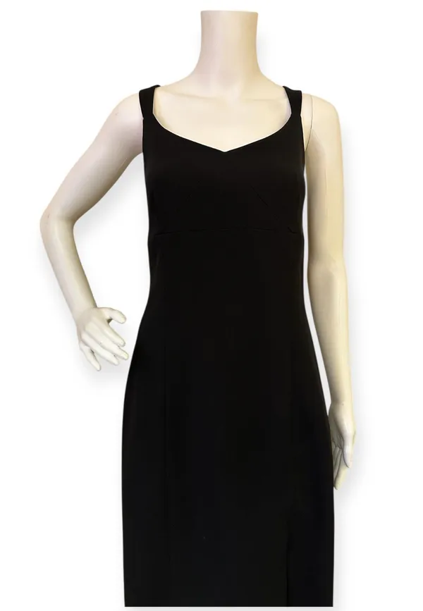 Ann Taylor Classic Elegant Black Sleeveless Dress - Image 5