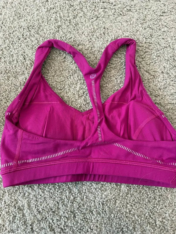 Lululemon Arise Bra in Fuschia - Image 3