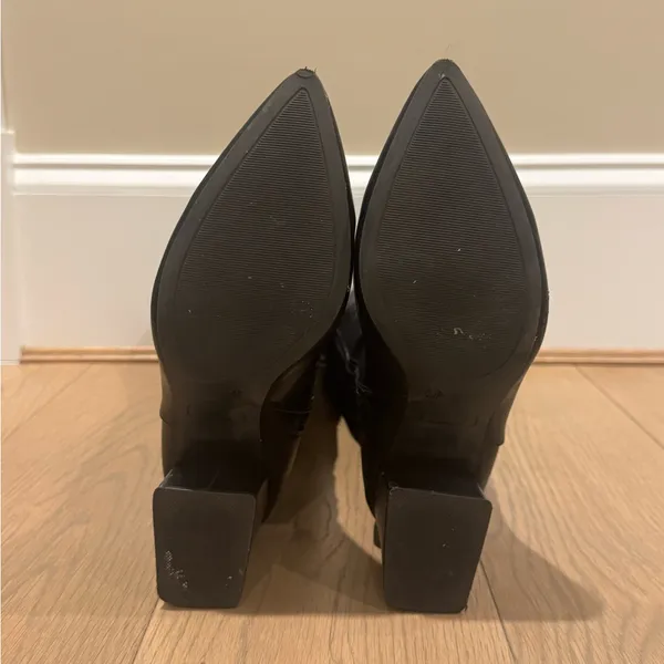 🍁 Journee Landree Wide Calf Black Heeled Boots, Size 11 - Image 14