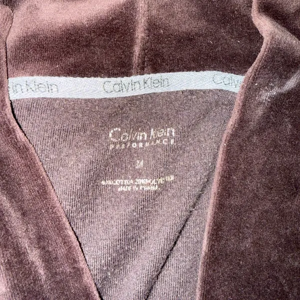 Calvin Klein brown zip up hoodie - Image 2