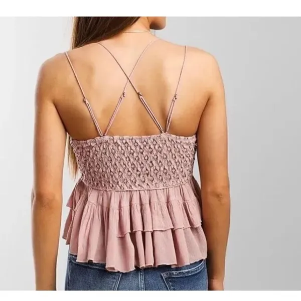 Free People Adella Cami in Dusty Mauve‎ NWT Sz L - Image 12