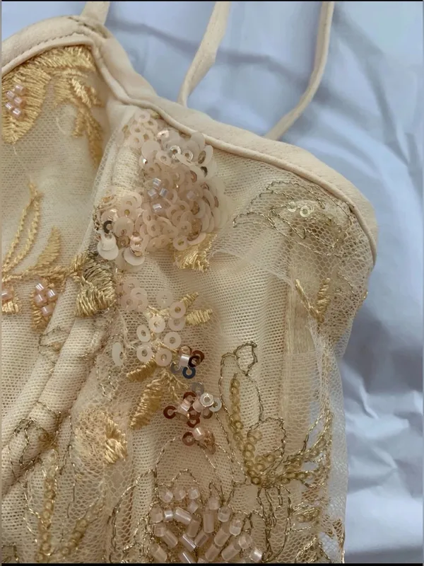House of CB Blush Embroidered Lace Maxi Dress - Image 12