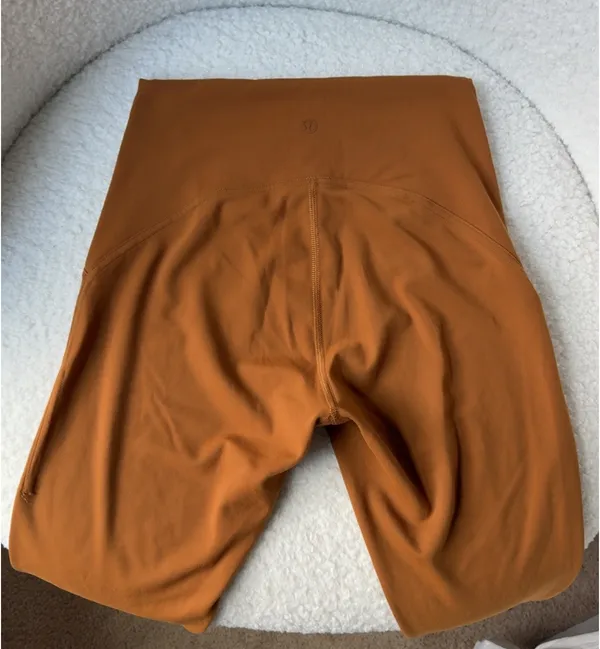 Lululemon Instill High-Rise Leggings, 25" Size 4, Copper Brown - Image 4