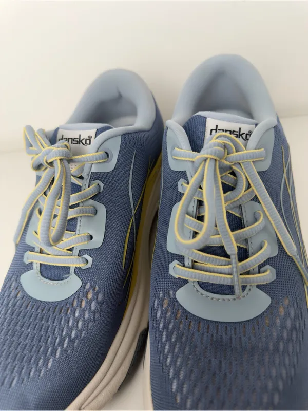 Dansko Blue and Yellow Mesh Walking Shoes - Image 5