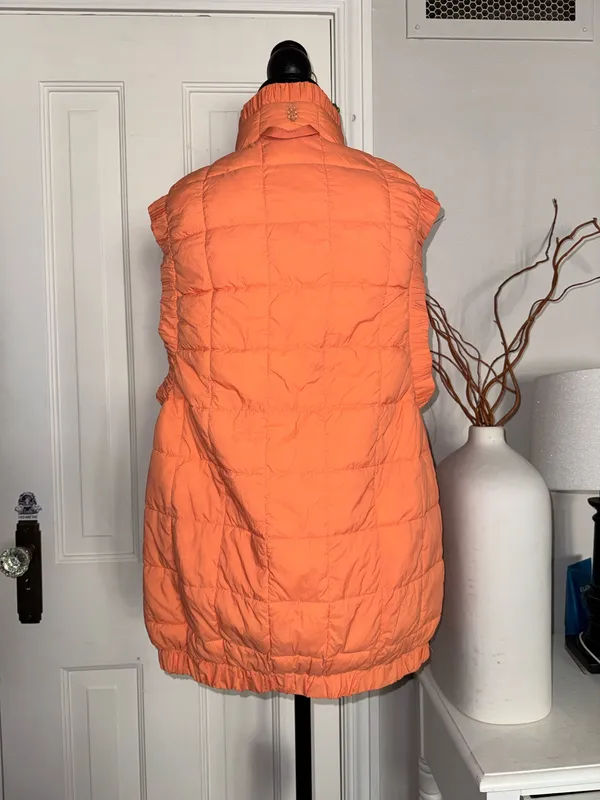 Free People Movement Coral Piper Puffer Vest Sz XS - Image 6