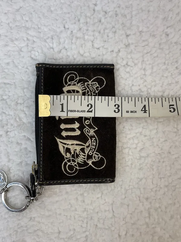 Juicy Couture Vintage Queen of Couture Velour Coin Wallet - Image 7