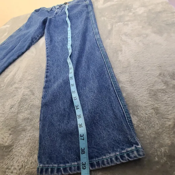 Urban Outfitters Women's Blue Denim Jeans, Size 32, Wide Leg, High Rise, BDG - Image 2