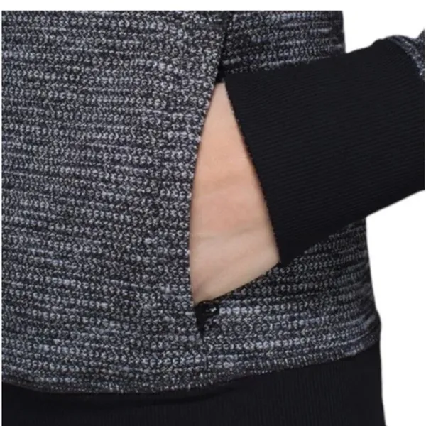 Lululemon Be Present Jacket Coco Pique Black 2 - Image 11