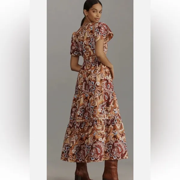 Anthropologie Somerset Maxi Dress in Floral Paisley Print - Image 2