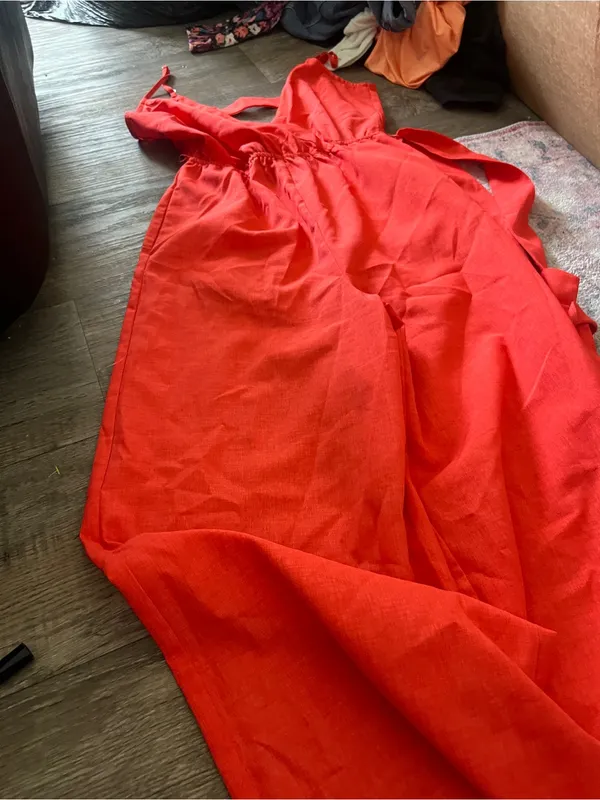 Flying Tomato Wide Leg Textured Jumpsuit Size xs - Image 9