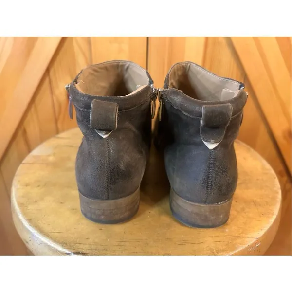 Franco Sarto Keegan Nimbus Grey LE Bootie Brown Flat 6.5 - Image 4