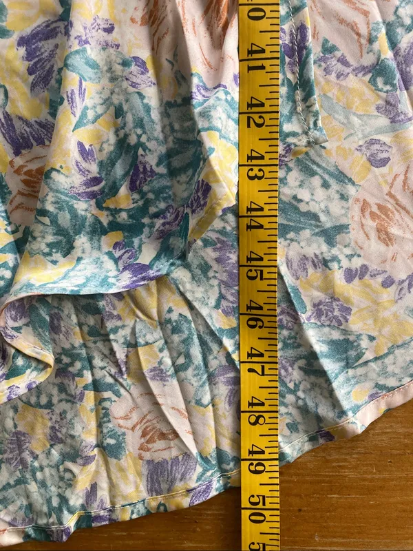 Astr The Label Gaia Floral Midi Flowy Strappy Sleeveless Slit Lined Dress XS - Image 8