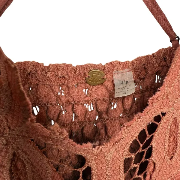 Free‎ People Adella Dress Small Pink Boho Festival Goth Fairy Whimsy Romantic - Image 8
