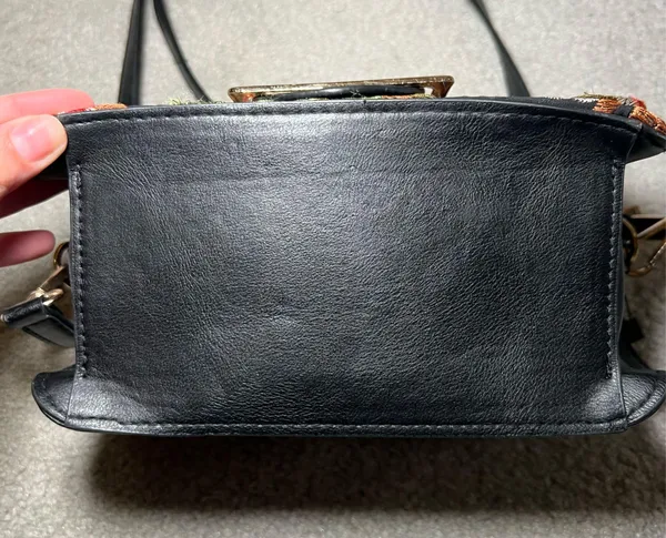 Lulus Petal Lined Path Black Embroidered Purse - Image 8