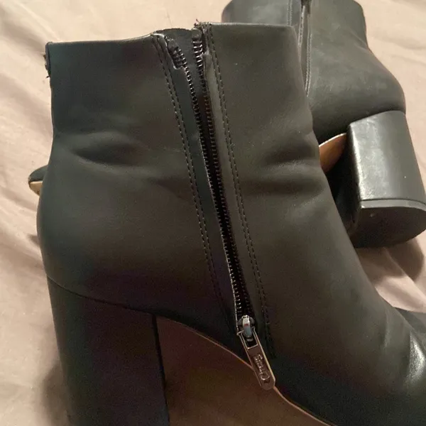 Circus by Sam Edelman Black Vegan Leather Booties - Image 5
