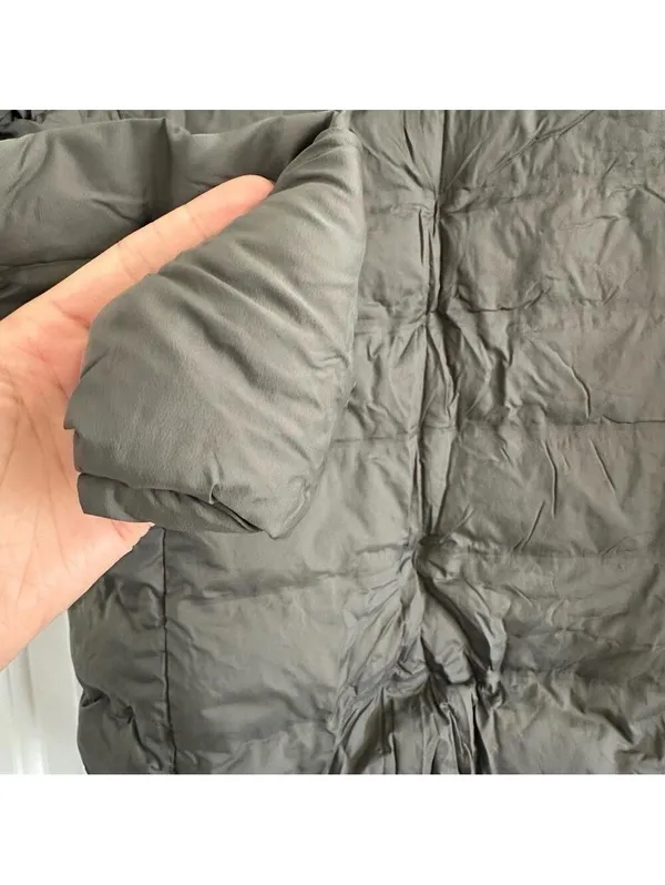 Uniqlo Ultra Light Down Zip Hooded Jacket DARK GREEN XS - Image 4