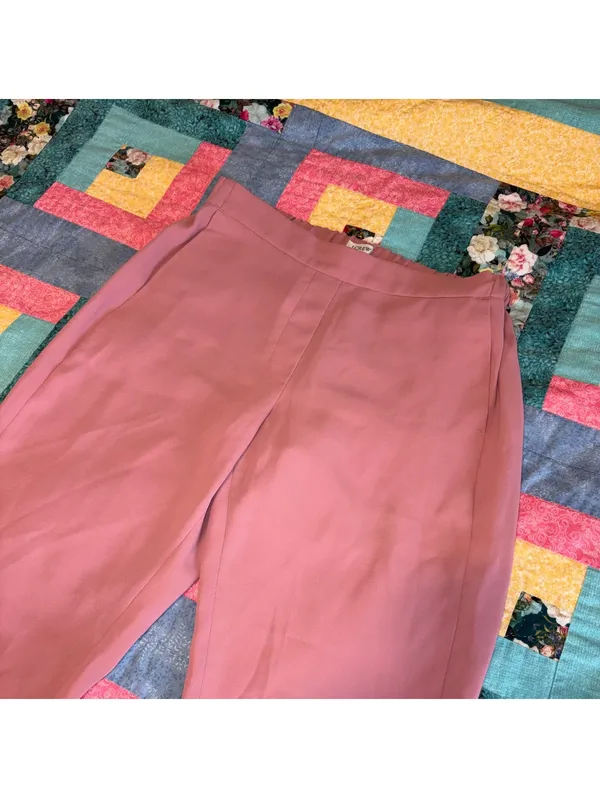 J.Crew $98 Pull On Easy Pant Woman’s Size 8 pink Ankle Length pants size 8 - Image 4