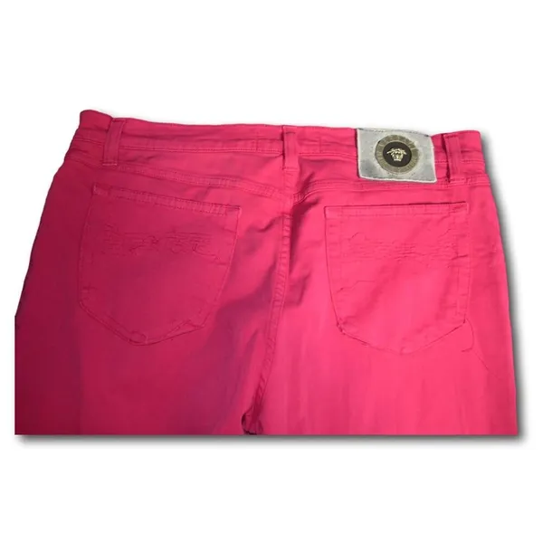 Versace Jeans Couture Womens Hot Pink Pants Size: 33 / 47 - Image 5