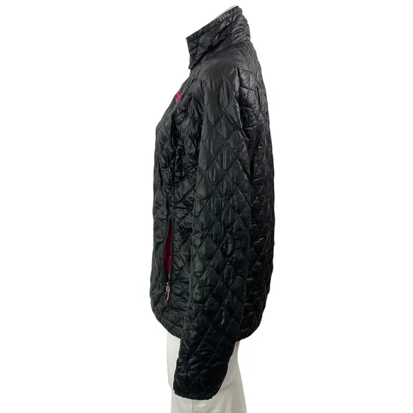 The North Face Thermoball Black Long Sleeve Full Zip Quilted Puffer Jacket Sz M - Image 2