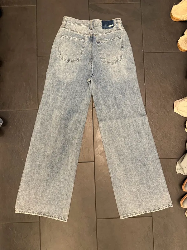 Daze Studded Wide Leg Jeans Blue Size 0 - Image 9