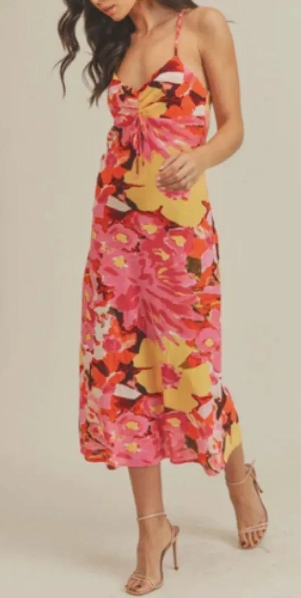 Lush floral midi dress - Image 2