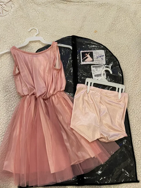 Dance Costume Pink Size XXS - Image 5