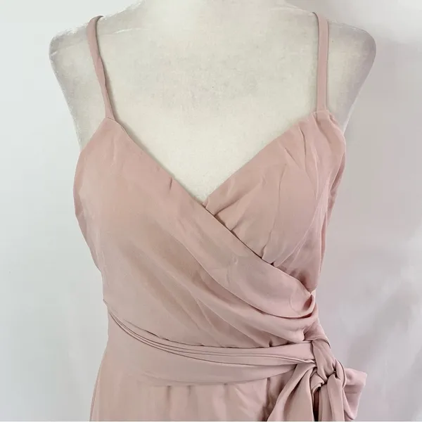Show Me Your Mumu New Liz Maxi Bridesmaid Dress Dusty Blush Pink Size Medium - Image 6